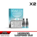 Blue Razz Lemonade Kiwi Go Plus POD Usa E Getta Kiwi Vapor 2 Pezzi Limonata Lampone