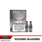 Classic Tobacco Kiwi Go Plus POD Usa E Getta Kiwi Vapor 2 Pezzi Tabacco