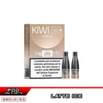 Latte Ice Kiwi Go Plus POD Usa E Getta Kiwi Vapor 2 Pezzi Ice Caffè Latte