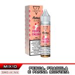 Peach Cream Flavour Bar Mix&vape 10+10 Suprem-E Fragola Pesca Panna Montata
