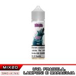 Purple Snow Polar Mix&vape 20 ML Tnt Vape Ice Lampone Frutto Della Passione Passion Fruit Uva Fragola